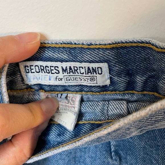 Vintage Guess Denim Mini Skirt - Picture 6 of 6